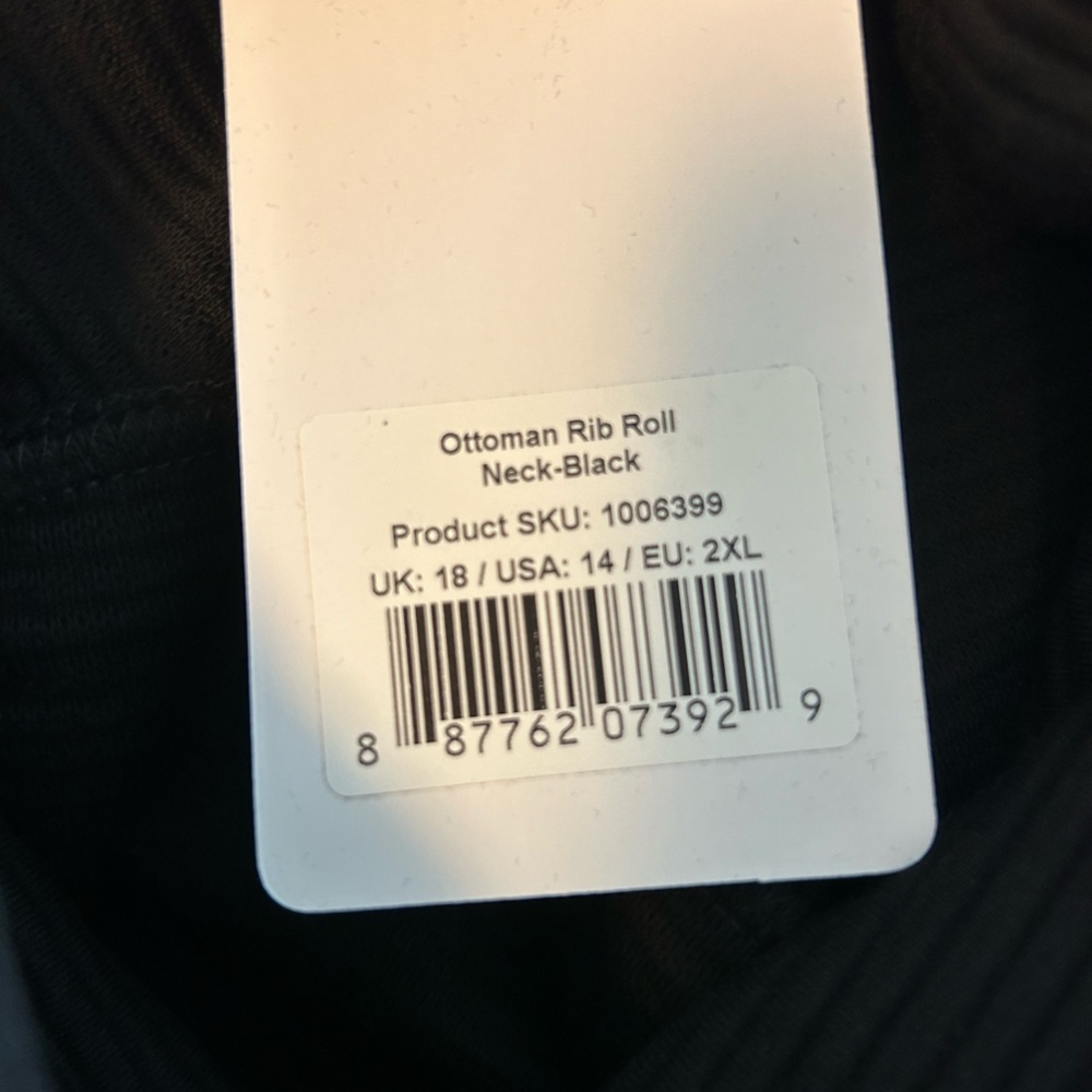 NWT Saint and Sofia Ottoman Rib Turtle Neck size 14 - Picture 9 of 10